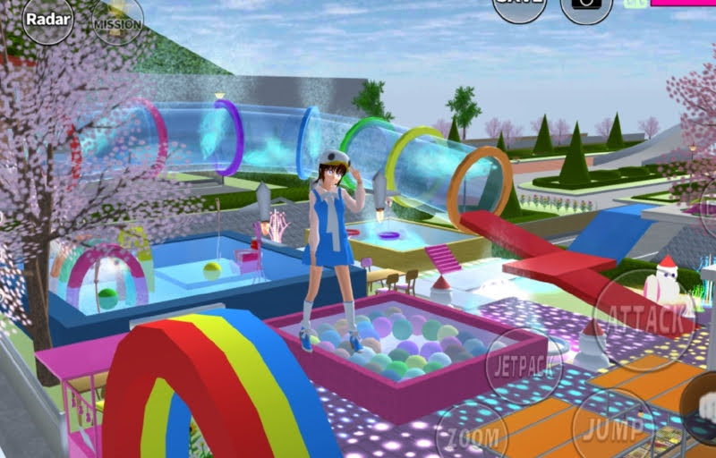 ID kolam renang di Sakura School Simulator