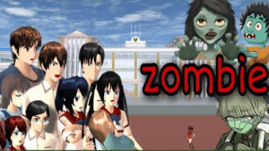 cara menjadi zombie di sakura school simulator