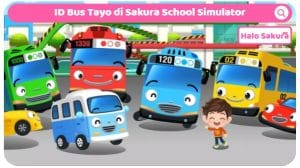 ID Bus Tayo di Sakura School Simulator Versi Lengkap