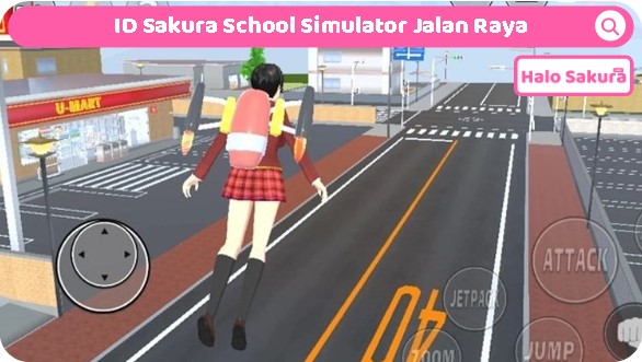 ID Sakura School Simulator Jalan Raya