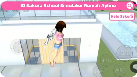 You are currently viewing ID Sakura School Simulator Rumah Ayline, Ada Kolam Renangnya
