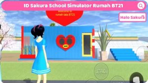 Read more about the article ID Sakura School Simulator Rumah BT21 Tata Minimalis, Ada Kolamnya