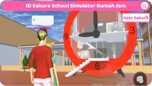 You are currently viewing ID Sakura School Simulator Rumah Jam Weker Raksasa, Gede Banget