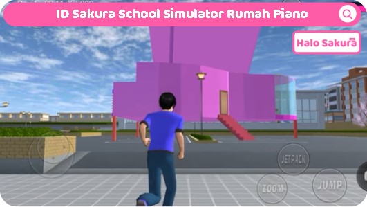 ID Sakura School Simulator Rumah Piano