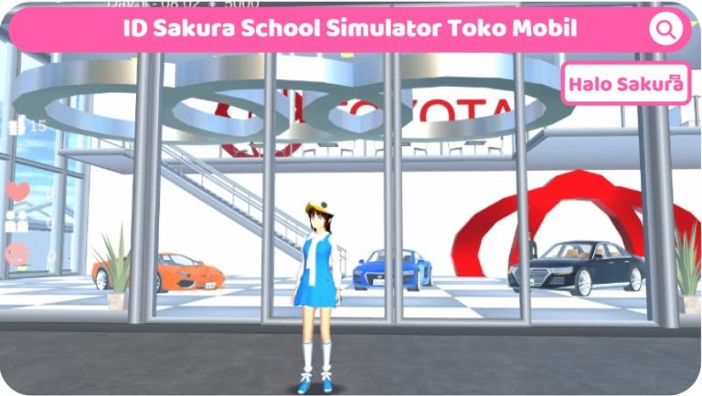 ID Sakura School Simulator Toko Mobil Keren Mirip Asli