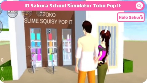ID Sakura School Simulator Toko Pop It