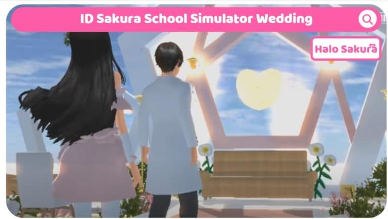 ID Sakura School Simulator Wedding, Cocok Buat Drama Nikah